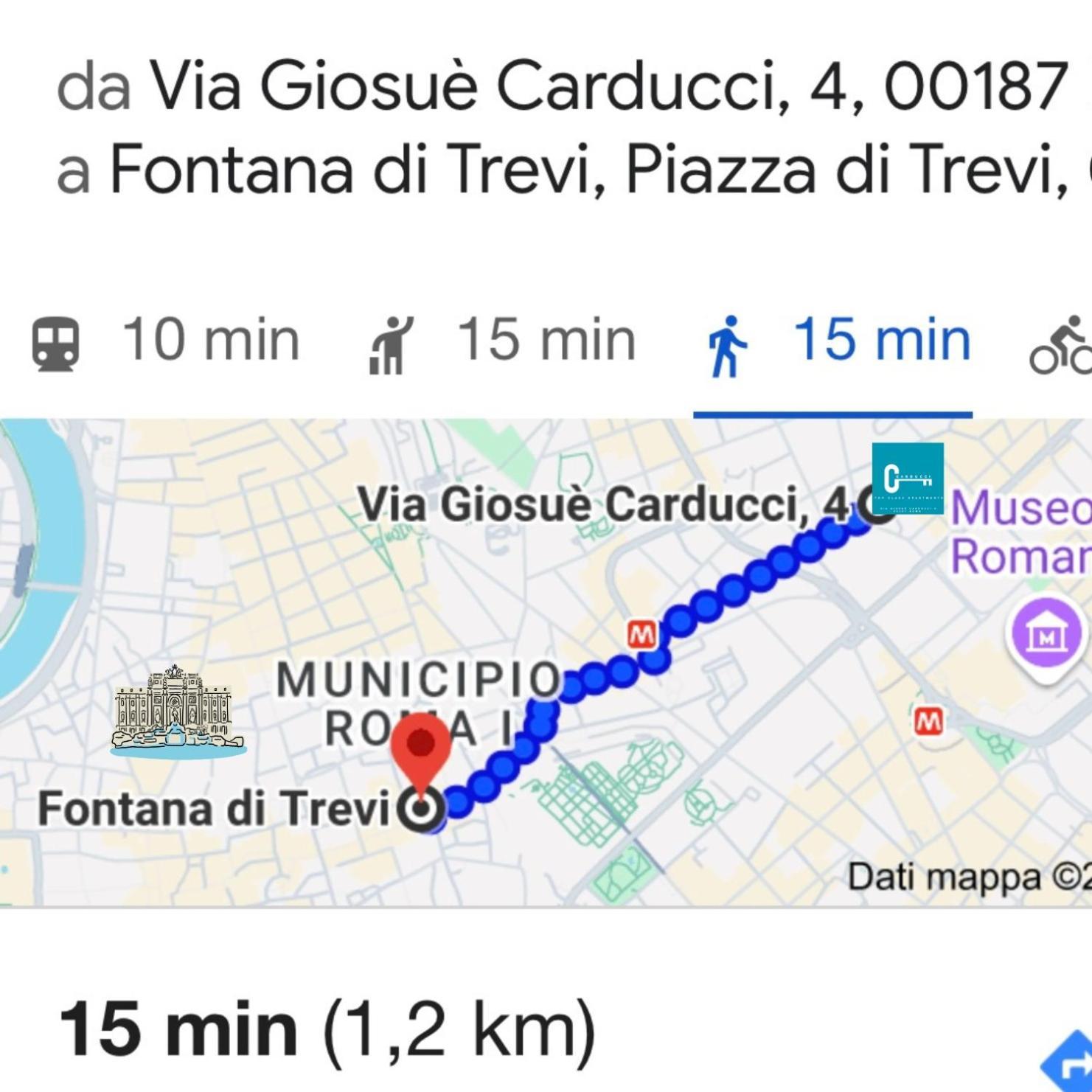 C3 Top Class Apartment, 2 Camere Da Letto, 2 Bagni, Giardino Distante 15 Minuti A Piedi Da Fontana Di Trevi Rom Eksteriør billede